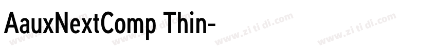 AauxNextComp Thin字体转换